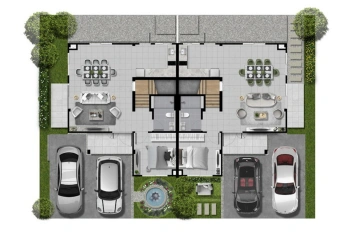 บ้านแฝด 3 ชั้น บ้านกลางเมือง ดิ อิดิชั่น โยธินพัฒนา BanklangMueng the edition Yothinpattana
