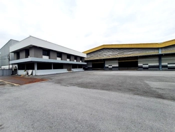 ให้เช่าโกดังพร้อมสำนักงานปู่เจ้าสมิงพรายเนื้อที่รวม 10,500 ตร.ม พื้นที่ สีม่วง ขอใบ รง.4 ได้ เข้าออกได้ 2 ทาง รถเทรลเลอร์จอดได้หลายคัน