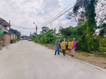 ขายด่วนที่ดินใกล้โรบินสัน ศรีสมาน 200 ตรว ติดถนน3ด้าน ซ.ศรีสมาน 5 บ้านใหม่ ปากเกร็ด