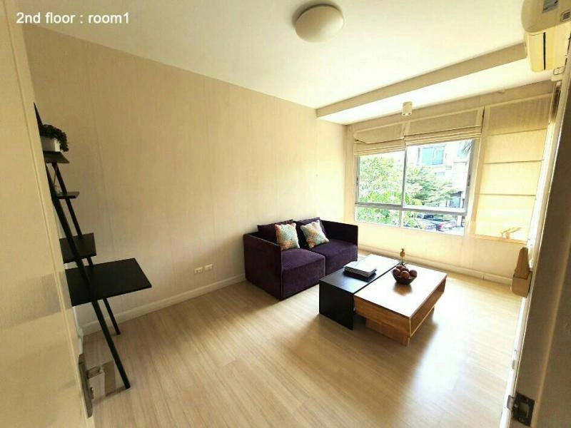 ให้เช่า ทาวน์โฮม 3 ชั้น บ้านใหม่ พระราม9-วงแหวน  ใกล้ airport link