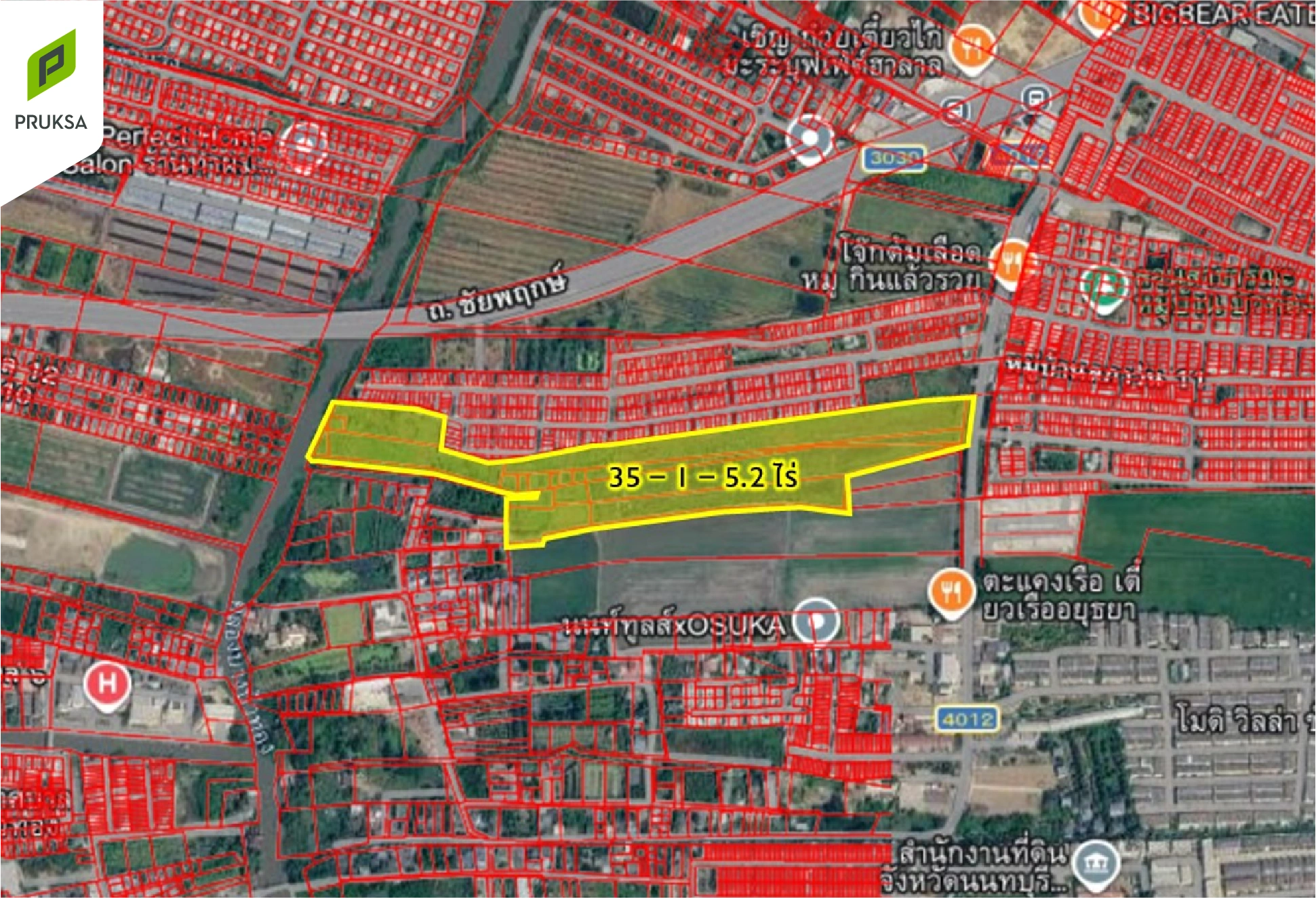 ที่ดินทำเลดี ติดถนนใหญ่ ห่างจาก ถ.ชัยพฤกษ์ เพียง 400 ม. พร้อมโอน หน้ากว้างติด ถนน 60 ม. หลังติดคลองสวย โทร 092-7579858