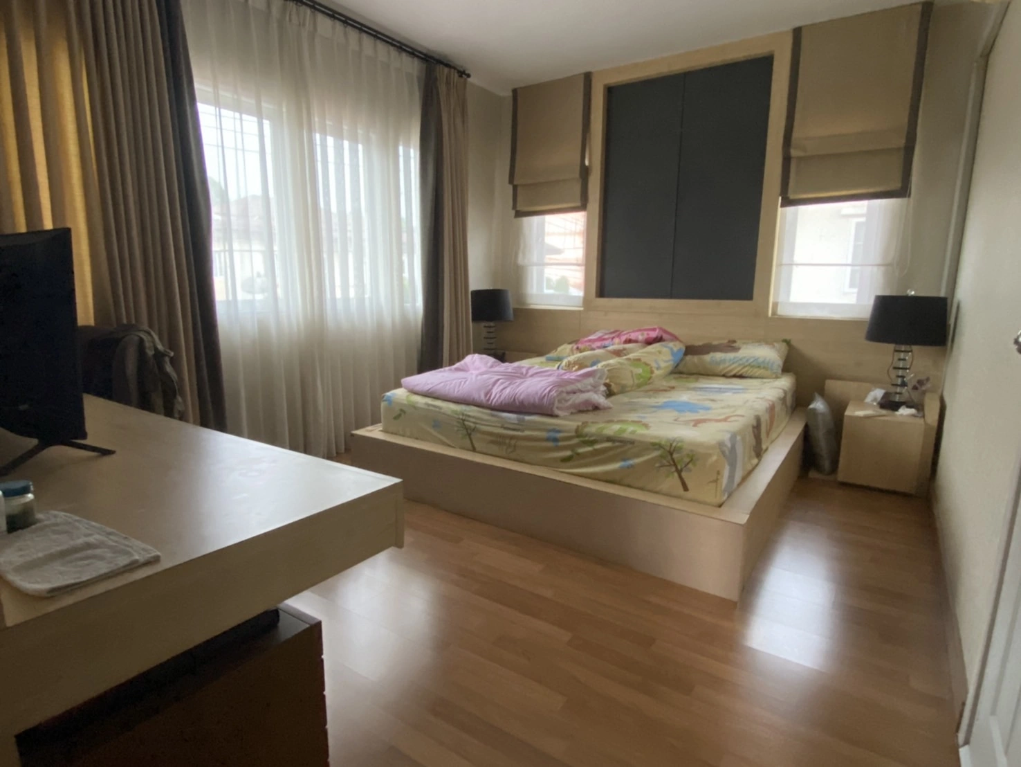 บ้านเดี่ยว3ห้องนอน /ห้องน้ำ ทำเลดีย่านบางใหญ่ หลังมุมไม่แออัด จอดรถได้หลายคัน