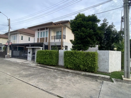 บ้านเดี่ยว3ห้องนอน /ห้องน้ำ ทำเลดีย่านบางใหญ่ หลังมุมไม่แออัด จอดรถได้หลายคัน