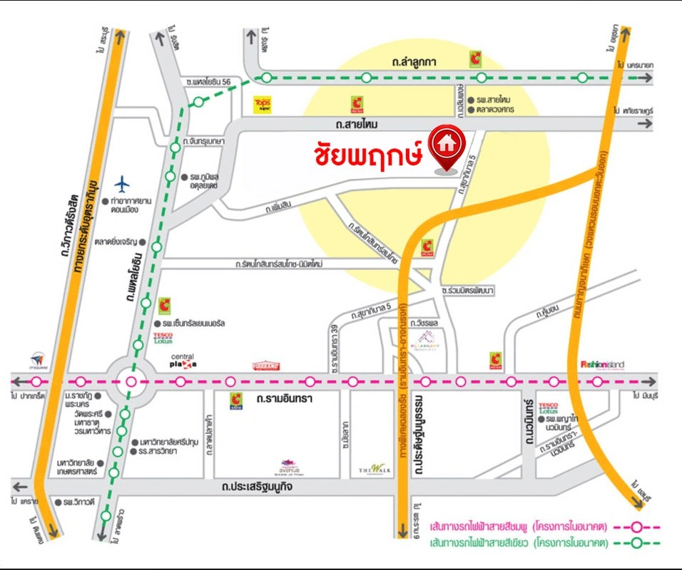 บ้านมือสอง จาก LH โครงการ ชัยพฤกษ์ วัชรพล หลังใหญ่ เนื้อที่ 55 ตร.ว. พื้นที่ใช้สอย 186.38 ตร.ม. ฟังก์ชัน 3 ห้องนอน 3 ห้องน้ำ จอดรถได้ 2 คัน พร้อม Facilities ครบครัน บนทำเลเดินทางสะดวก ติดถนนสุขาภิบาล5 เชื่อมต่อหลายเส้นทาง ใกล้ทางด่วน "ฉลองรัช" และรถไฟฟ้าสายสีเขียว "สถานีสายหยุด"