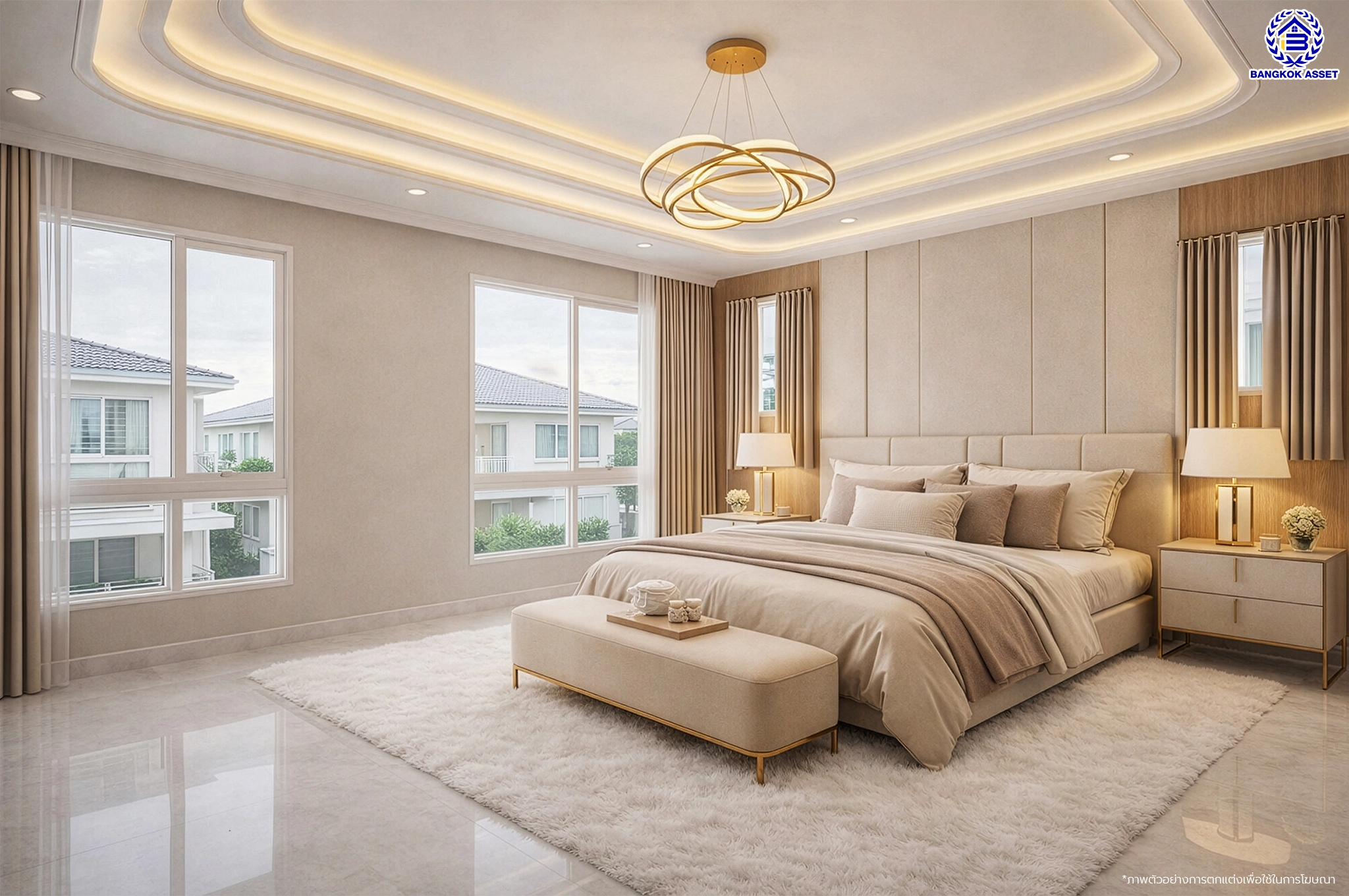 บ้านรีโนเวทใหม่ จาก LH โครงการ ชัยพฤกษ์ วัชรพล หลังใหญ่ เนื้อที่ 55 ตร.ว. พื้นที่ใช้สอย 186.38 ตร.ม. ฟังก์ชัน 3 ห้องนอน 3 ห้องน้ำ จอดรถได้ 2 คัน พร้อม Facilities ครบครัน บนทำเลเดินทางสะดวก ติดถนนสุขาภิบาล5 เชื่อมต่อหลายเส้นทาง ใกล้ทางด่วน "ฉลองรัช" และรถไฟฟ้าสายสีเขียว "สถานีสายหยุด"