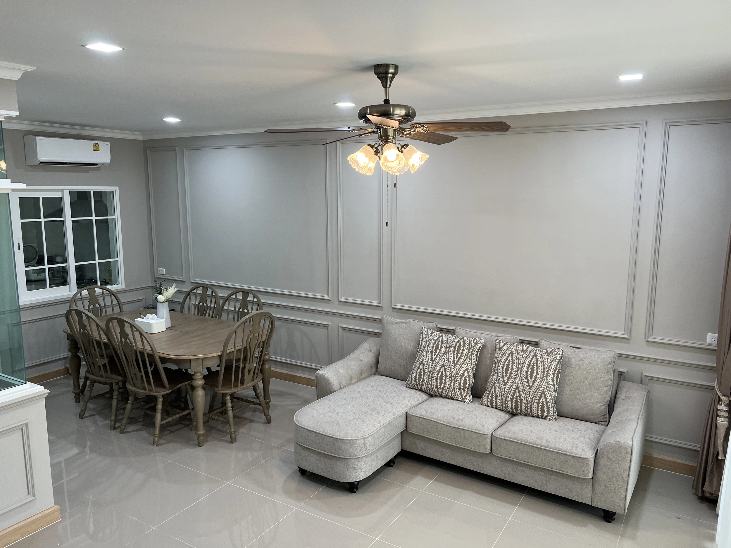 ขาย/ให้เช่า ต่อเติมตกแต่งพร้อมอยู่ บ้านหลังมุม แปลงหน้าสวน