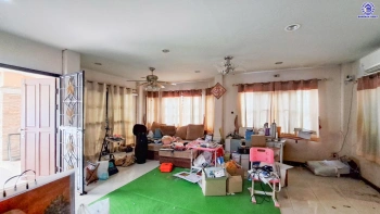 บ้านมือสอง โครงการ ณัฐชากรีนวิลล์ บางใหญ่ บนเนื้อที่ 96.3 ตร.ว. พื้นที่ใช้สอย 147 ตร.ม. ฟังก์ชัน 4 ห้องนอน 3 ห้องน้ำ จอดรถได้ 3 คัน บนทำเลศักยภาพ ใกล้เซ็นทรัลเวสต์เกต ทางด่วน "ศรีรัช" รถไฟฟ้าสายสีม่วง "สถานีตลาดบางใหญ่"