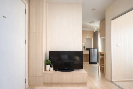 ให้เช่า Plum Condo Park รังสิต เฟส1 22ตร.ม. พร้อมอยู่ เฟอร์+เครื่องใช้ไฟฟ้าครบ คอนโดใกล้ ม.กรุงเทพ รังสิต ติดถนนพหลโยธิน ราคาถูก