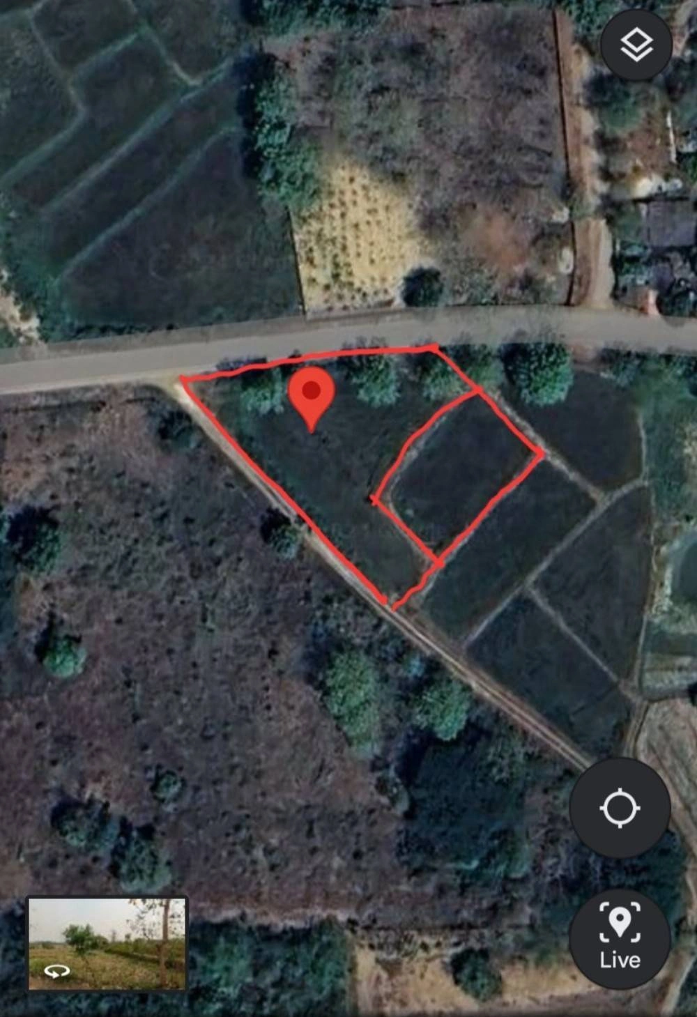 ขายที่ดินเปล่าติดถนน นิคมพัฒนา อำเภอเมืองลำปาง