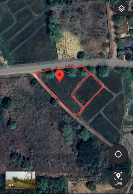 ขายที่ดินเปล่าติดถนน นิคมพัฒนา อำเภอเมืองลำปาง