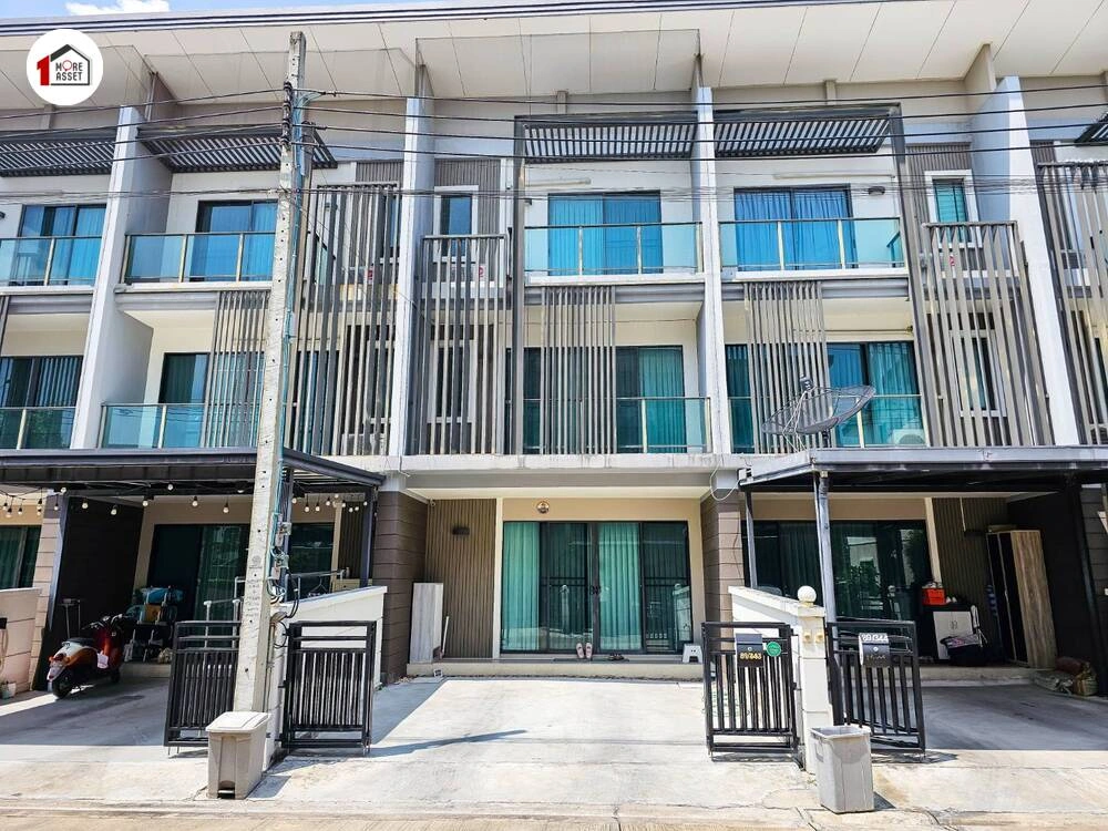 ขาย ทาวน์โฮม 3 ชั้น ทาวน์ อเวนิว เมิร์จ รัตนาธิเบศร์ ตำแหน่งดีใกล้คลับเฮาส์ คุ้มที่สุดในโครงการ ใกล้ MRT เพียง 700 ม.