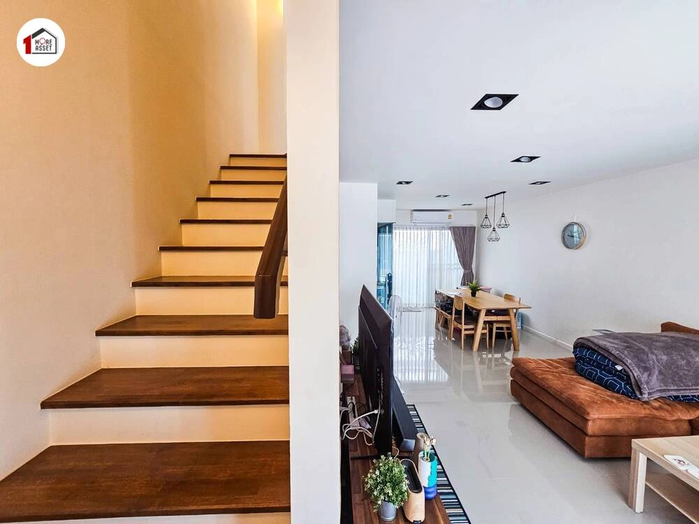 ขาย ทาวน์โฮม 3 ชั้น ทาวน์ อเวนิว เมิร์จ รัตนาธิเบศร์ ตำแหน่งดีใกล้คลับเฮาส์ คุ้มที่สุดในโครงการ ใกล้ MRT เพียง 700 ม.