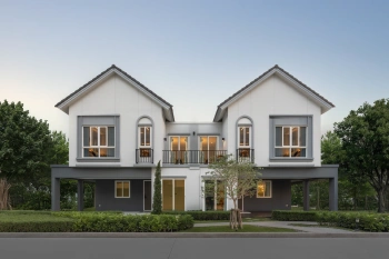 ขายบ้านแฝด 2 ชั้น ฟังก์ชันครบพร้อมอยู่ นัดเข้าชมบ้าน โทร. 097 282 2256