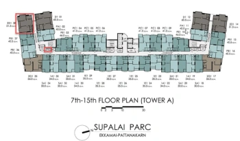 CM04416 ขายดาวน์ คอนโด ศุภาลัย ปาร์ค เอกมัย-พัฒนาการ Supalai Parc Ekkamai-Pattanakarn ถนนพัฒนาการ