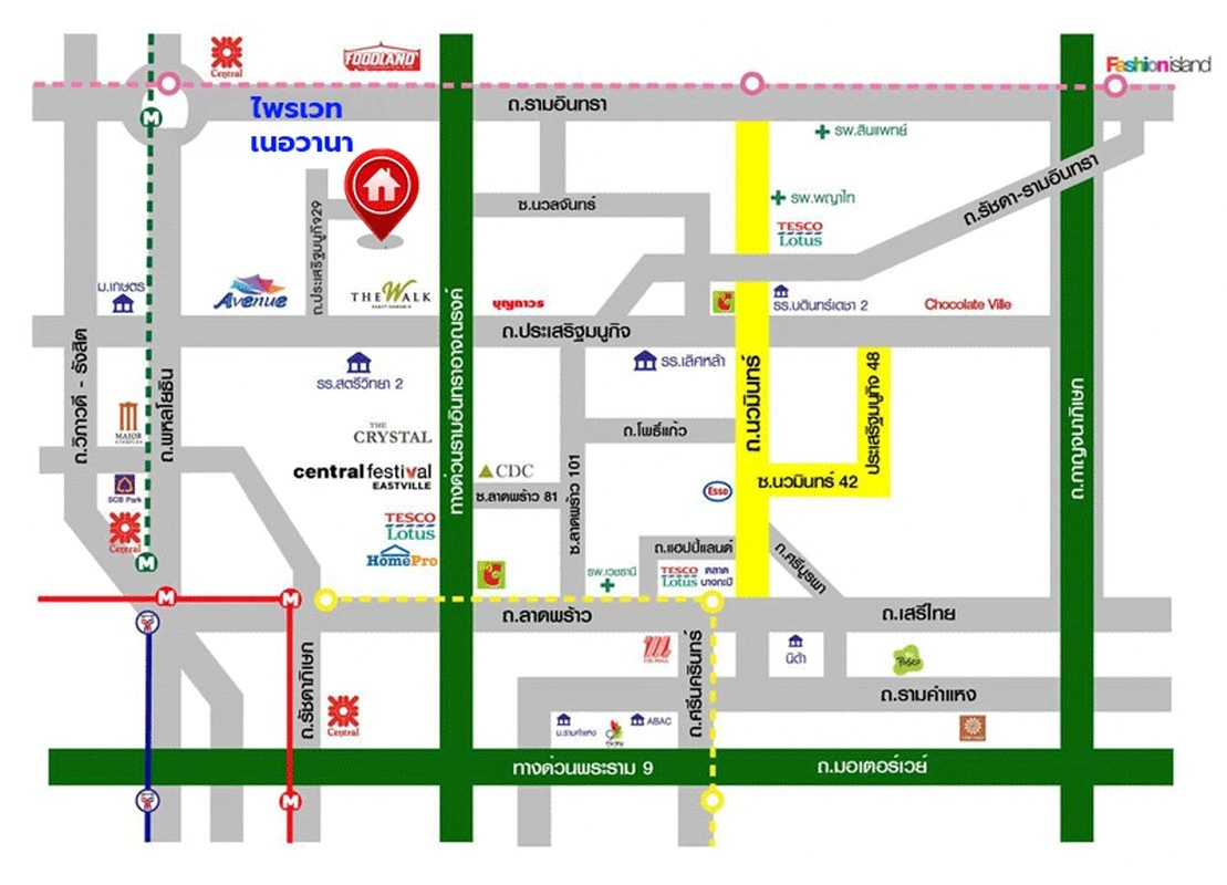 บ้านมือสอง โครงการ ไพรเวท เนอวานา ประเสริฐมนูกิจ เนื้อที่ 57.7 ตร.ว. พื้นที่ใช้สอย 200 ตร.ม. ฟังก์ชันจัดเต็ม 4 ห้องนอน 3 ห้องน้ำ จอดรถได้ 2 คัน บนทำเลศักยภาพ เข้า-ออกได้ทั้งถนนประเสริฐมนูกิจ ถนนประดิษฐ์มนูธรรม ใกล้ทางด่วนฉลองรัช และเซ็นทรัล รามอินทรา