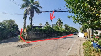 ขายที่ดินเปล่า ถมแล้ว พื้นที่สีส้ม อ.กระทุ่มแบน จ.สมุทรสาคร 5 ไร่ 3 งาน 27 ตร.วา