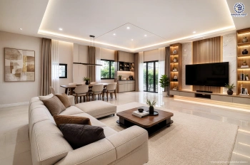 บ้านรีโนเวทใหม่ โครงการ นันทวัน วงแหวน-รัตนาธิเบศร์ เนื้อที่กว้าง 74 ตร.ว. พื้นที่ใช้สอย 214.61 ตร.ม. ฟังก์ชัน 4 ห้องนอน 3 ห้องน้ำ จอดรถได้ 2 จอด บนทำเลดี เชื่อมต่อถนนรัตนาธิเบศร์ ถนนนครอินทร์ ถนนกาญจนาภิเษก ใกล้รถไฟฟ้าสายสีม่วง "สถานีตลาดบางใหญ่" และจุดขึ้นทางด่วน "ศรีรัช"