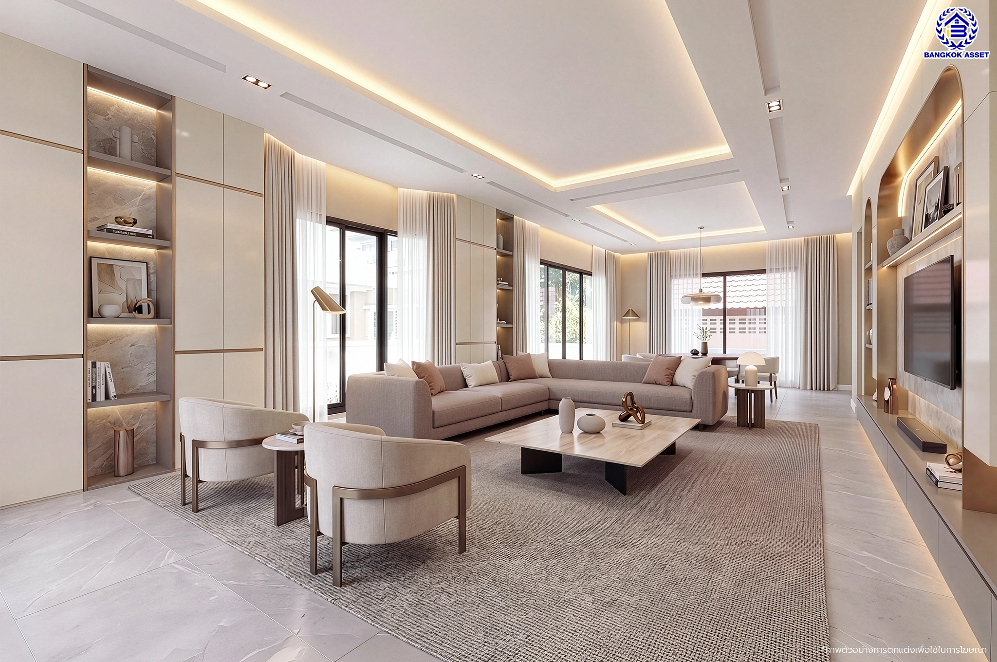 บ้านรีโนเวทใหม่ โครงการ ลัดดารมย์ ปิ่นเกล้า บ้านเดี่ยวจากแบรนด์ Q.House บนเนื้อที่กว้างขวางถึง 85.5 ตร.ว. พื้นที่ใช้สอย 207.61 ตร.ม. ฟังก์ชัน 3 ห้องนอน 3 ห้องน้ำ จอดรถได้ 2 คัน ติดถนนกาญจนาภิเษก ใกล้ห้างเซ็นทรัล เวสต์เกต, ทางด่วน "กาญจนาภิเษก" และรถไฟฟ้าสายสีม่วง "สถานีตลาดบางใหญ่"