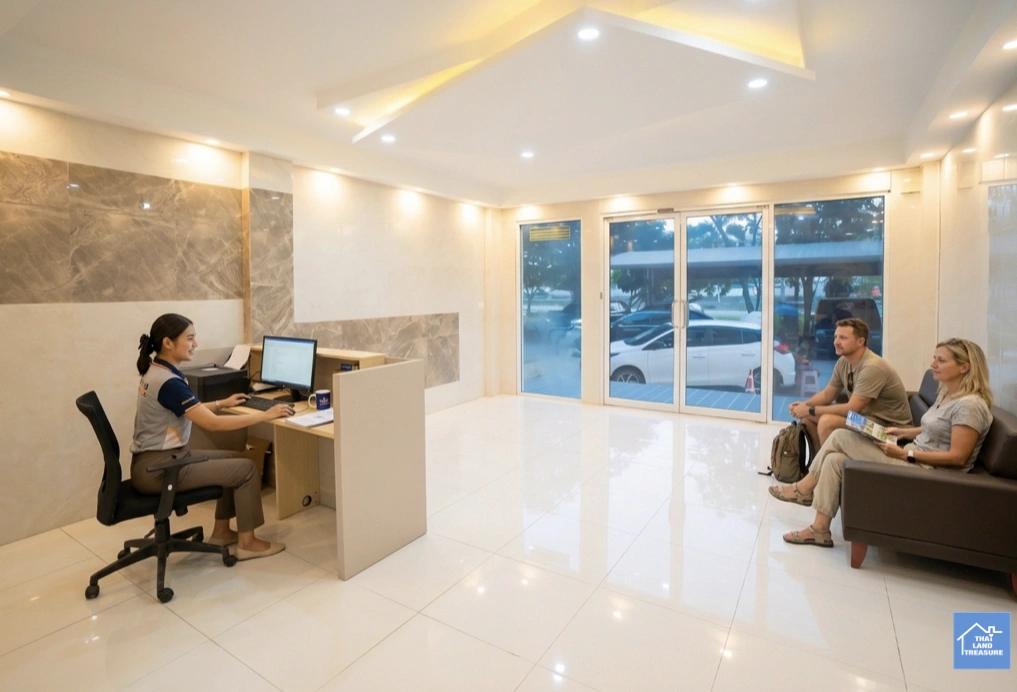 โฮมออฟฟิศทันสมัยสำหรับขายและให้เช่าใกล้สนามบินสุวรรณภูมิ