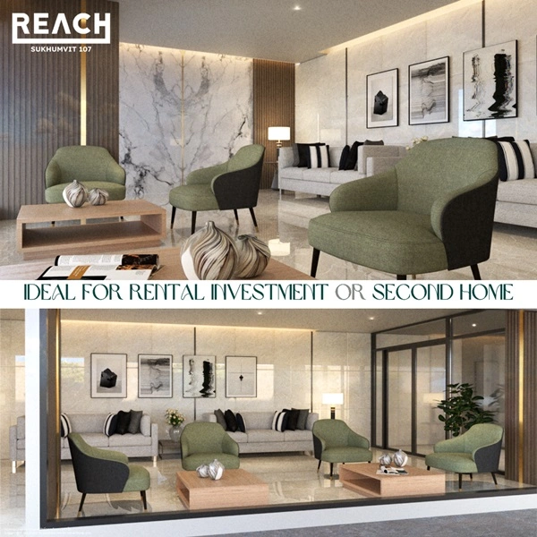 Your Affordable Urban Escape Awaits, Reach Sukhumvit 107 – just 1.4 km from BTS Bearing
