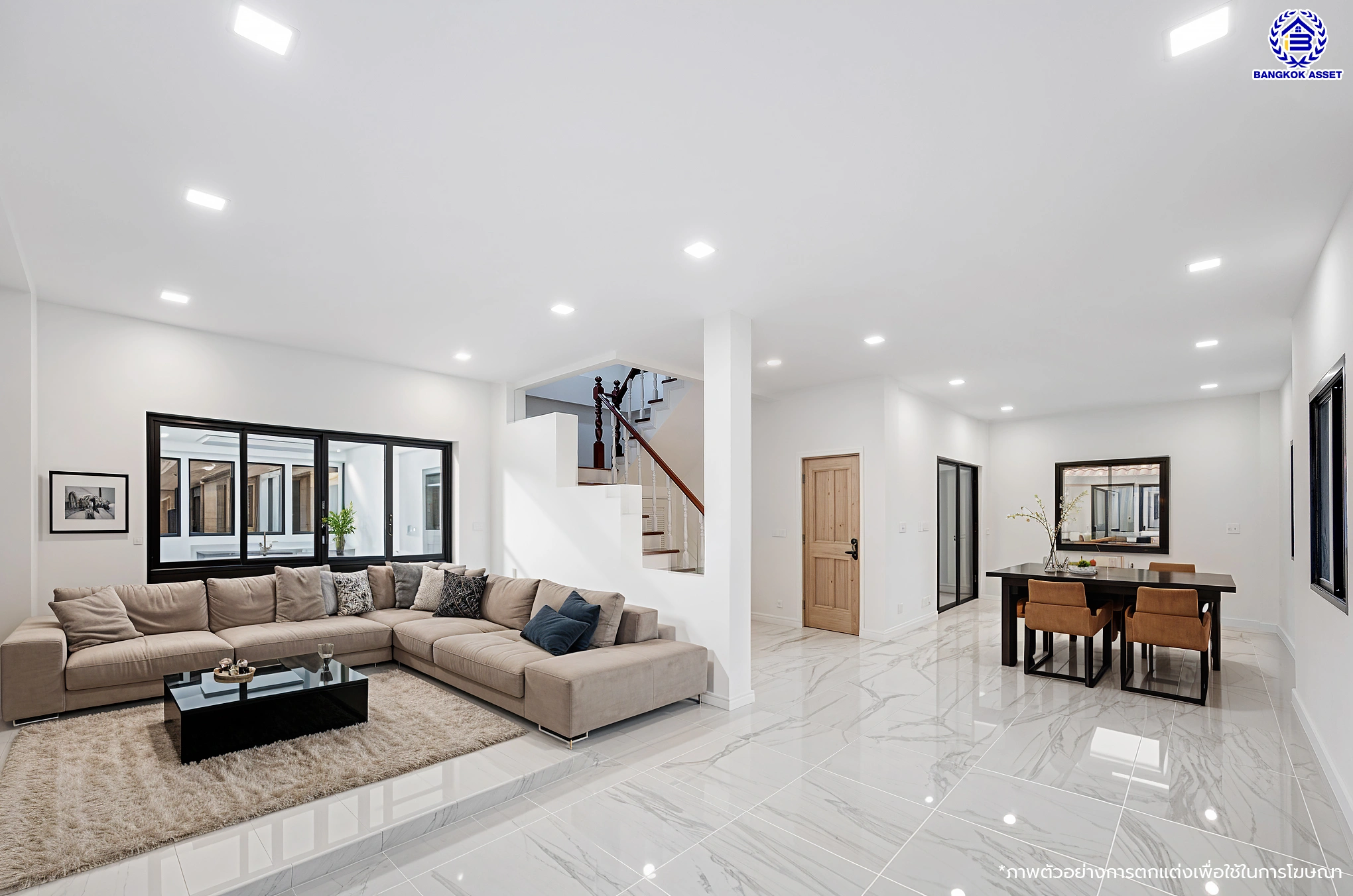 บ้านรีโนเวทใหม่ โครงการ ร่มไทรการ์เด้นวิลล์ บ้านเดี่ยว 2 ชั้น 3 ห้องนอน 2 ห้องน้ำ จอด 1 คัน พื้นที่ใช้สอย 162 ตร.ม. บนที่ดิน 50.0 ตร.ว. ทำเล บางบอน กรุงเทพมหานคร ใกล้ทางพิเศษกาญจนาภิเษก ออกแบบใหม่ทุกหลังโดยสถาปนิก พร้อมเข้าอยู่