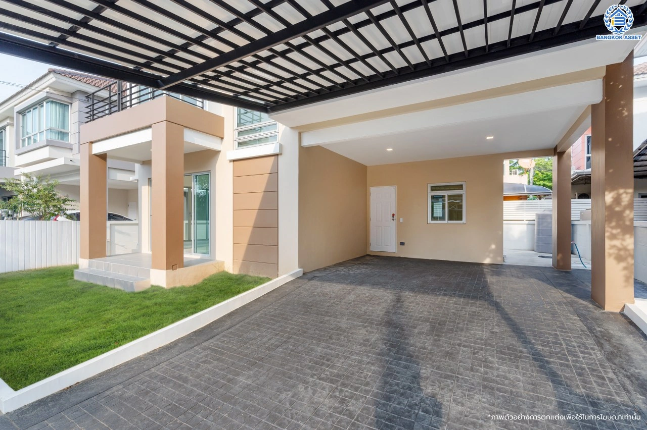 บ้านรีโนเวทใหม่ โครงการ ไลฟ์บางกอกบูเลอวาร์ด ปิ่นเกล้า-เพชรเกษม บ้านเดี่ยว 2 ชั้น 3 ห้องนอน 3 ห้องน้ำ จอด 2 คัน พื้นที่ใช้สอย 150 ตร.ม. บนที่ดิน 50.7 ตร.ว. ทำเล สามพราน นครปฐม ใกล้ทางพิเศษศรีรัช-วงแหวนรอบนอก ออกแบบใหม่ทุกหลังโดยสถาปนิก พร้อมเข้าอยู่