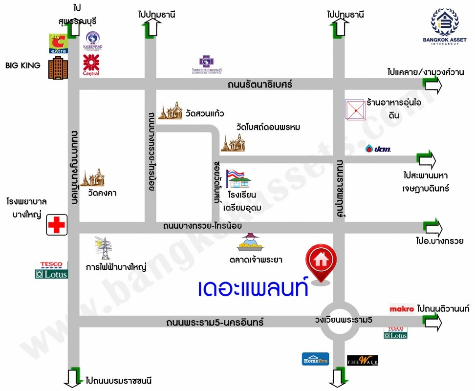 บ้านรีโนเวทใหม่ โครงการ เดอะแพลนท์ ราชพฤกษ์ หลังมุม เนื้อที่ 76.6 ตร.ว. พื้นที่ใช้สอย 215.07 ตร.ม. ฟังก์ชัน 4 ห้องนอน 3 ห้องน้ำ จอดรถได้ 2 คัน บนทำเลศักยภาพ เดินทางสะดวก ใกล้วงเวียนพระราม5, The Walk, ทางด่วน ศรีรัช และรถไฟฟ้าสายสีม่วง "สถานีบางรักใหญ่"