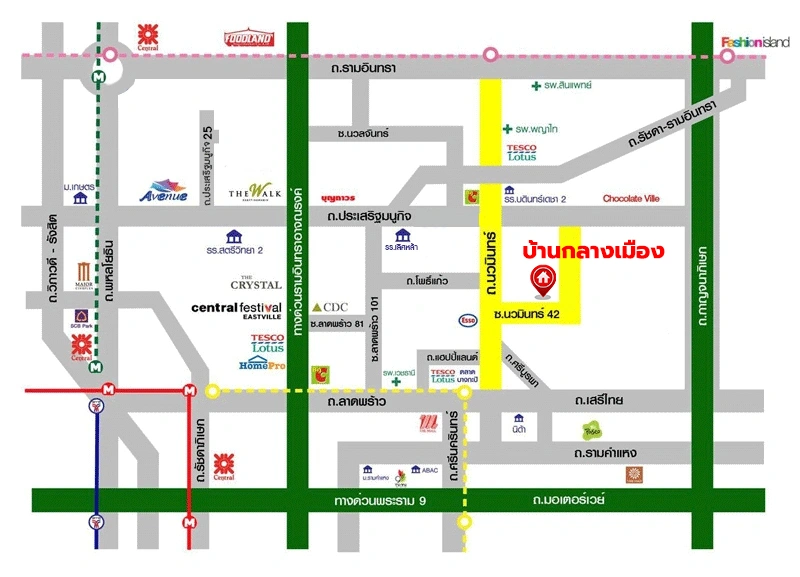 บ้านรีโนเวทใหม่ โครงการ บ้านกลางเมือง นวมินทร์ 42 ทาวน์เฮ้าส์ 3 ชั้น ตกแต่งใหม่ เนื้อที่ 20 ตร.ว. พื้นที่ใช้สอย 149 ตร.ม. 3 ห้องนอน 3 ห้องน้ำ จอดรถ 2 คัน ส่วนกลางครบ สระว่ายน้ำ ฟิตเนส คลับเฮ้าส์ ใกล้รถไฟฟ้าสายสีชมพู สถานีวงแหวนรามอินทรา, เซ็นทรัล อีสต์วิลล์ และทางด่วน  "ฉลองรัช"