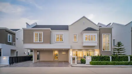 ขายบ้านหรูติดถนนใหญ่ราชพฤกษ์ โครงการ The Matias (ราชพฤกษ์-แจ้งวัฒนะ) สไตล์ Dutch Colonial ใกล้ทางด่วนศรีรัช