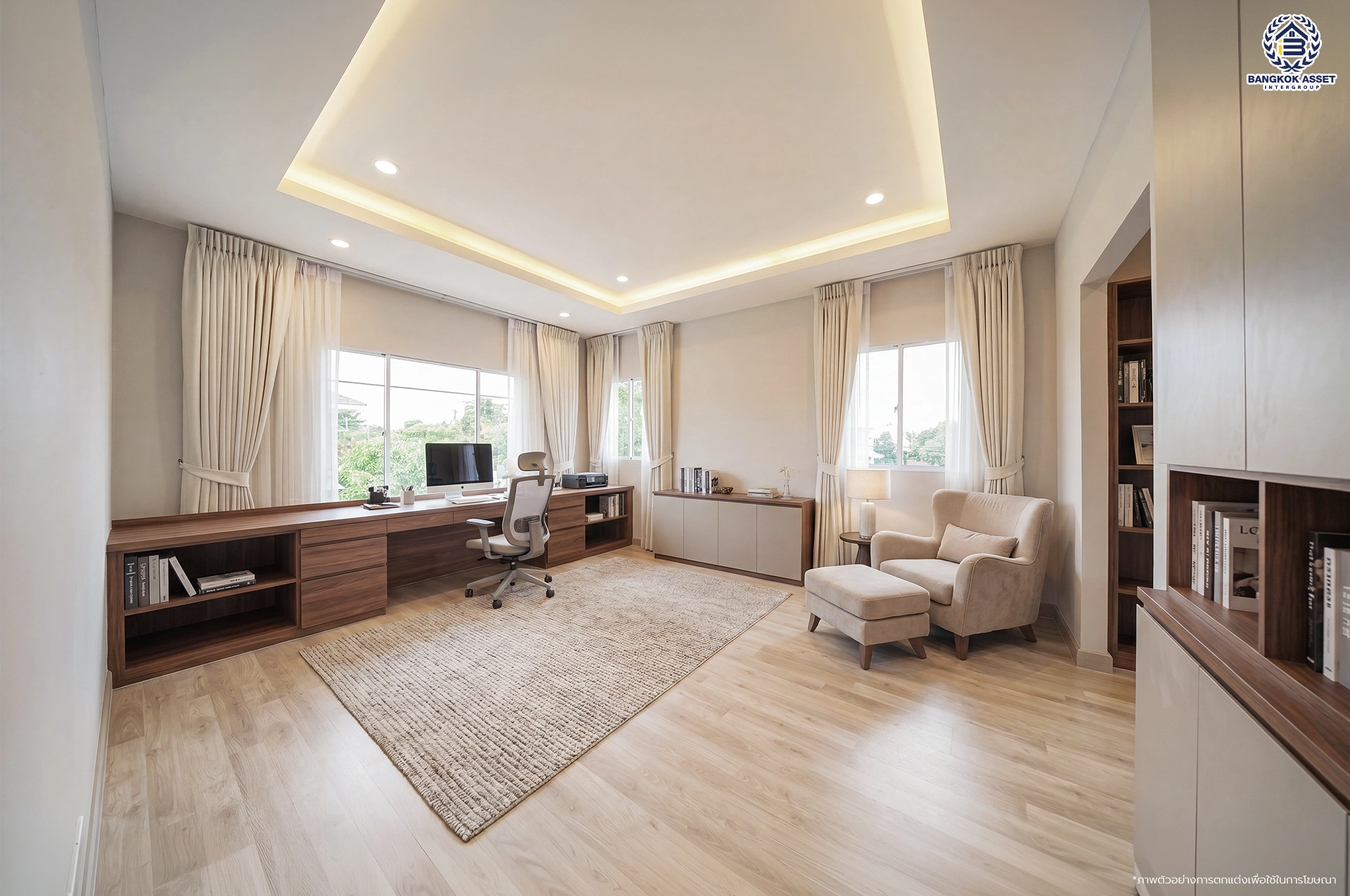 บ้านรีโนเวทใหม่ โครงการ เดอะแพลนท์ ราชพฤกษ์ หลังมุม เนื้อที่ 53.8 ตร.ว. พื้นที่ใช้สอย 180.63 ตร.ม. ฟังก์ชัน 3 ห้องนอน 3 ห้องน้ำ จอดรถได้ 2 คัน บนทำเลศักยภาพ เดินทางสะดวก ใกล้วงเวียนพระราม5, The Walk, ทางด่วน ศรีรัช และรถไฟฟ้าสายสีม่วง "สถานีบางรักใหญ่"