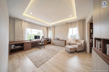 บ้านรีโนเวทใหม่ โครงการ เดอะแพลนท์ ราชพฤกษ์ หลังมุม เนื้อที่ 53.8 ตร.ว. พื้นที่ใช้สอย 180.63 ตร.ม. ฟังก์ชัน 3 ห้องนอน 3 ห้องน้ำ จอดรถได้ 2 คัน บนทำเลศักยภาพ เดินทางสะดวก ใกล้วงเวียนพระราม5, The Walk, ทางด่วน ศรีรัช และรถไฟฟ้าสายสีม่วง "สถานีบางรักใหญ่"