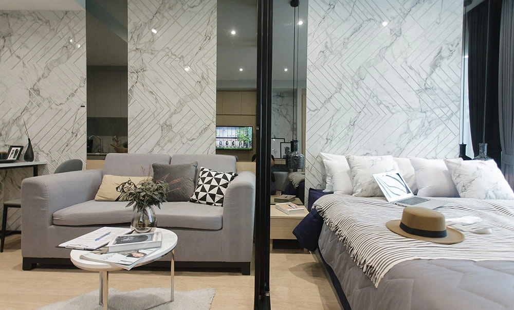 คอนโดแต่งครบ Fully Furnished สไตล์โมเดิร์น ใกล้สาทร เดินไป BTS ตลาดพลู ได้สบายๆ โครงการ The Matt สาทร-ท่าพระ 2