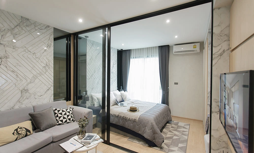 คอนโดแต่งครบ Fully Furnished สไตล์โมเดิร์น ใกล้สาทร เดินไป BTS ตลาดพลู ได้สบายๆ โครงการ The Matt สาทร-ท่าพระ 2