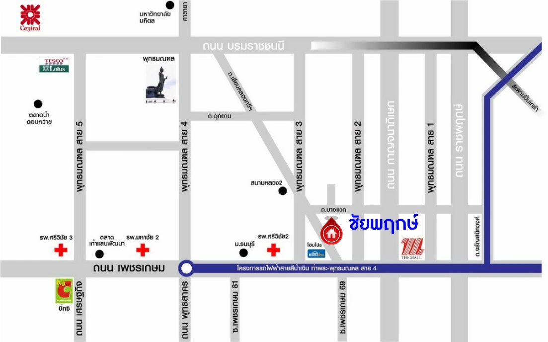 บ้านมือสอง โครงการชัยพฤกษ์ บางแวก บ้านเดี่ยวหลังมุม 2 ชั้น พื้นที่ใช้สอย 110 ตร.ม. 3 ห้องนอน 2 ห้องน้ำ จอดรถ 3 คัน ทำเลบางแวก ใกล้ถนนพุทธมณฑล สาย 3 ใกล้ห้าง โรงพยาบาล โรงเรียน