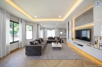 บ้านรีโนเวทใหม่ โครงการ ชัยพฤกษ์ บางบัวทอง เนื้อที่ 92.6 ตร.ว. พื้นที่ใช้สอย 203.33 ตร.ม. ฟังก์ชัน 4 ห้องนอน 3 ห้องน้ำ จอดรถได้ 2 คัน พร้อม Facilities โครงการครบครัน ทำเลติดถนนบางกรวย-ไทรน้อย เชื่อมต่อถนนกาญจนาภิเษก ใกล้เซ็นทรัลนอร์ทวิลล์ และรถไฟฟ้าสายสีม่วง "สถานีบางพลู"