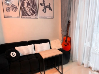 For Rent Ideo Sathorn Taksin Top 27th Fl 0m to BTS Krung Thon Buri 35 sqm 1BR Bathtub Min 3 Months Lease Fully Furnished 22k mo