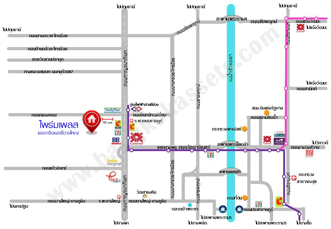 ทาวนโฮมตกแต่งใหม่ พร้อมเข้าอยู่ โครงการ ไพร์มเพลส เดอะกรีนเนอร์รี่ บางใหญ่ หลังมุม เนื้อที่กว้าง 32 ตร.ว. พืนที่ใช้สอย 107 ตร.ม. ฟังก์ชัน 3 ห้องนอน 3 ห้องน้ำ 2 ที่จอดรถ บนทำเลเชื่อมต่อถนนกาญจนาภิเษก, ถนนคลองถนน, ถนนรัตนาธิเบศร์ ใกล้รถไฟฟ้าสายสีม่วง "สถานีคลองบางไผ่"