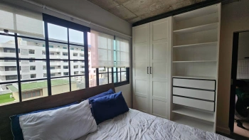 One Thonglor Station 31 sq.m. Studio Loft, 200m from BTS Thong Lo behind T-One. High Yield 8%+, fully furnished, only 3.65 MB.