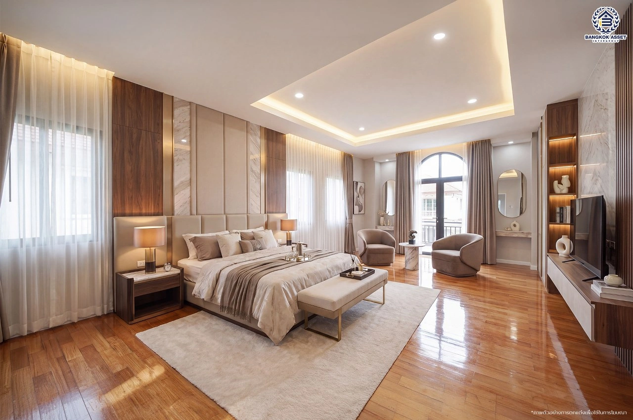 บ้านรีโนเวทใหม่ โครงการ ลัดดารมย์ ปิ่นเกล้า เนื้อที่ 84 ตร.ว. พื้นที่ใช้สอย 295.07 ตร.ม. ฟังก์ชัน 4 ห้องนอน 3 ห้องน้ำ 2 ที่จอดรถ ทำเลถนนนครอินทร์ เชื่อมต่อรัตนาธิเบศร์ กาญจนาภิเษก ราชพฤกษ์ ใกล้รถไฟฟ้าสายสีม่วง "สถานีแยกนนทบุรี 1" ใกล้ Central Westville