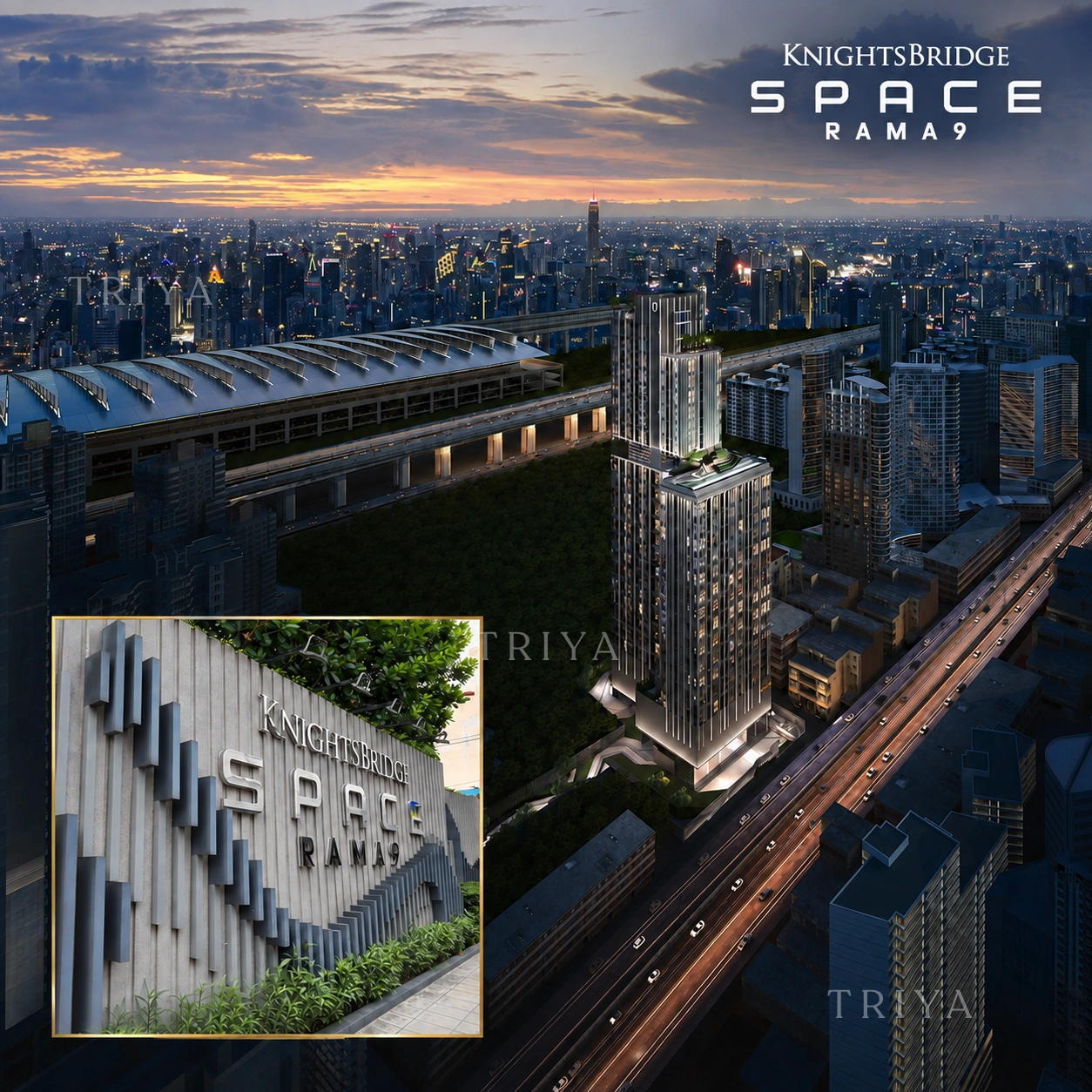 ขายห้องมุมวิวสวย ชั้น 15 | Foreign Quota | KnightsBridge Space Rama 9 | 2 Bedroom Duo Space o