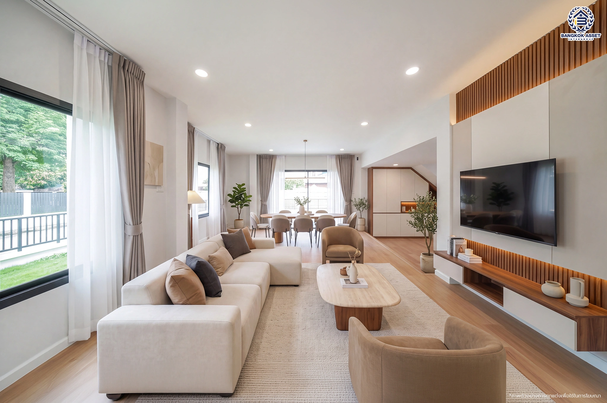 บ้านเดี่ยวรีโนเวทใหม่ โครงการ มณีรินทร์ รัตนาธิเบศร์ เนื้อที่ 89.8 ตร.ว. พื้นที่ใช้สอย 353 ตร.ม. ฟังก์ชัน 4 ห้องนอน 3 ห้องน้ำ จอดรถได้ 2 คัน บ้านอยู่ต้นโครงการ พร้อมพื้นที่รอบบ้านสำหรับการใช้งานและพักผ่อน เดินทางสะดวก เชื่อมต่อถนนรัตนาธิเบศร์ ถนนราชพฤกษ์ ใกล้ MRT สายสีม่วง "สถานีบางรักน้อยท่าอิฐ"