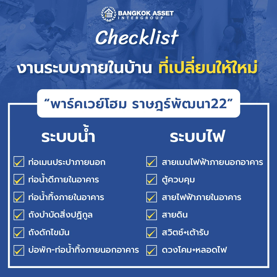 บ้านเดี่ยวรีโนเวทใหม่ โครงการ พาร์คเวย์โฮม ราษฎร์พัฒนา22 เนื้อที่ 52.4 ตร.ว. พื้นที่ใช้สอย 143 ตร.ม. บ้าน 2 ชั้น ฟังก์ชัน 3 ห้องนอน 3 ห้องน้ำ จอดรถได้ 2 คัน ทำเลราษฎร์พัฒนา เชื่อมต่อถนนรามคำแหง ถนนร่มเกล้า และถนนกรุงเทพกรีฑา ใกล้แหล่งช้อปปิ้งและสิ่งอำนวยความสะดวกครบครัน
